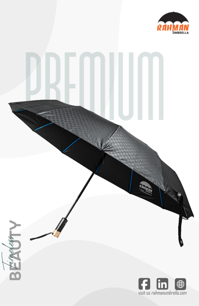 Premium Black Check Design Rahman Umbrella