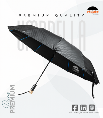 Rahman Umbrella Premium Black Check Design Umbrella