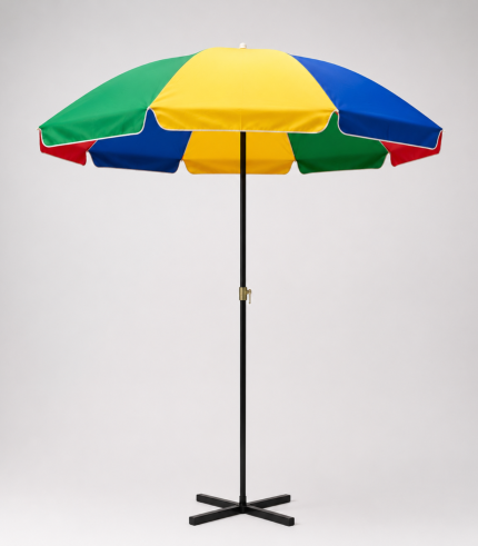 Rahman Umbrella Multi-Color Beach Umbrella